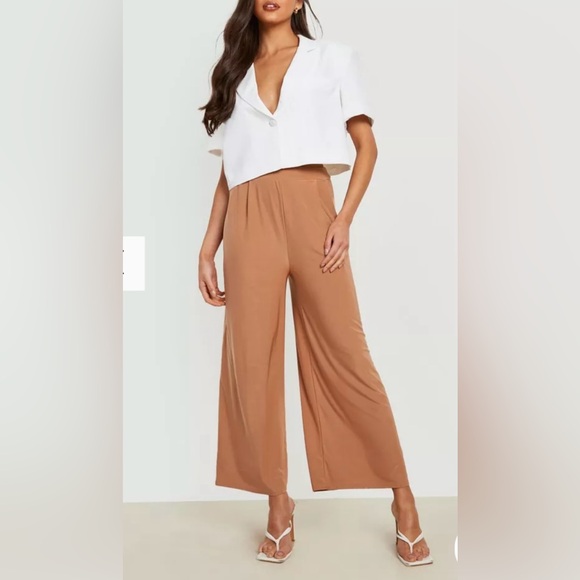 Joie Pants - Stylish carmel color Wide-Leg Pants